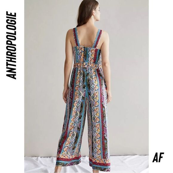 ANTHROPOLOGIE CALAIS JUMPSUIT NEW MEDIUM - Picture 3 of 13